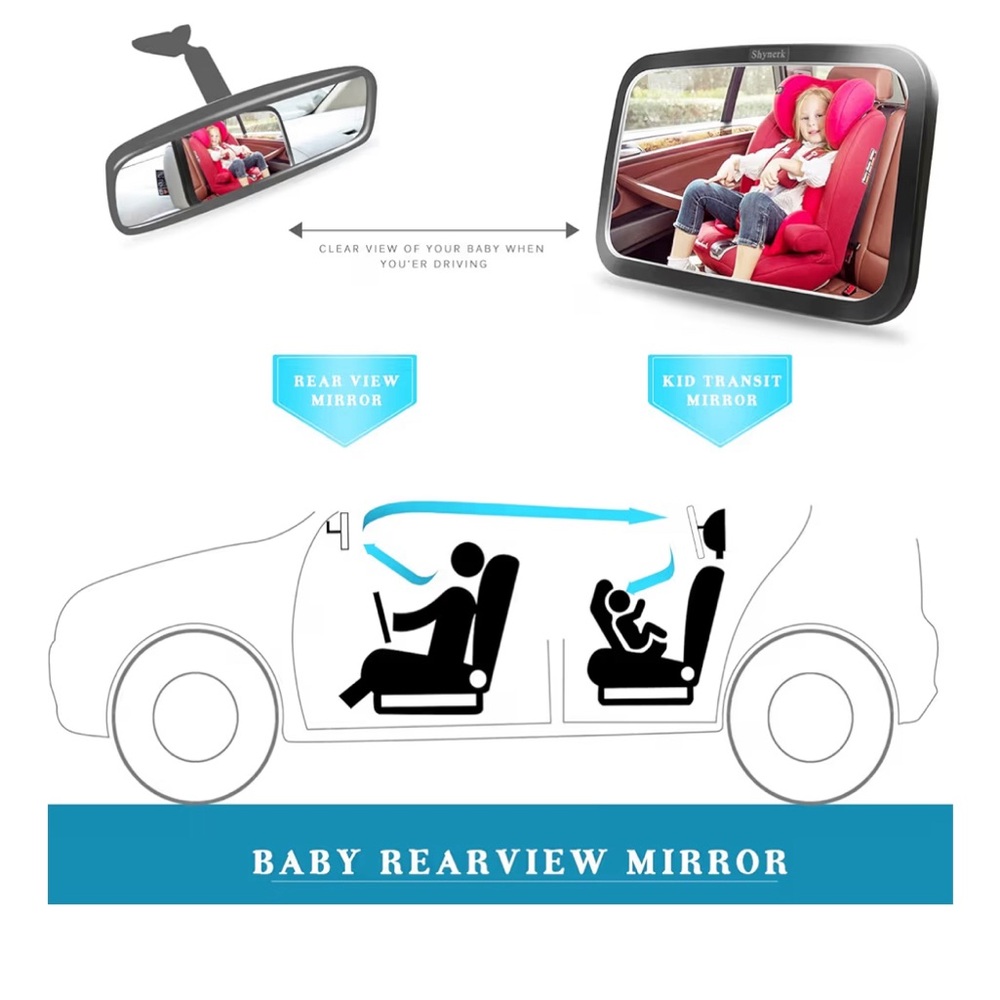 Baby Car Mirror Set - Picture 4 of 5